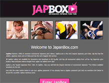 Tablet Screenshot of japbox.com